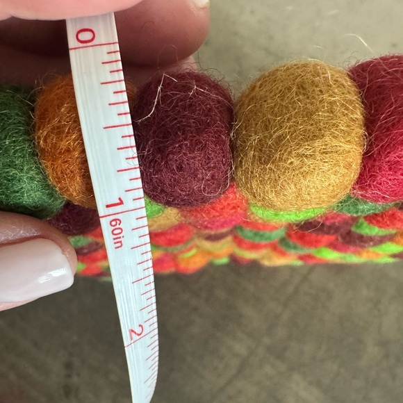 Colorful Felt Coaster/trivet! Many uses- protect your counter tops from heat… - Picture 4 of 4